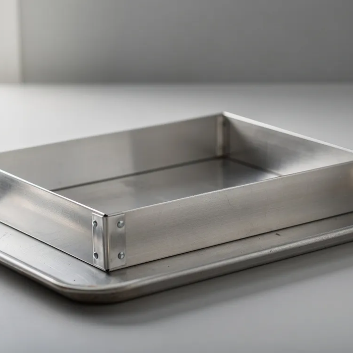 Backrahmen eckig auf Platte