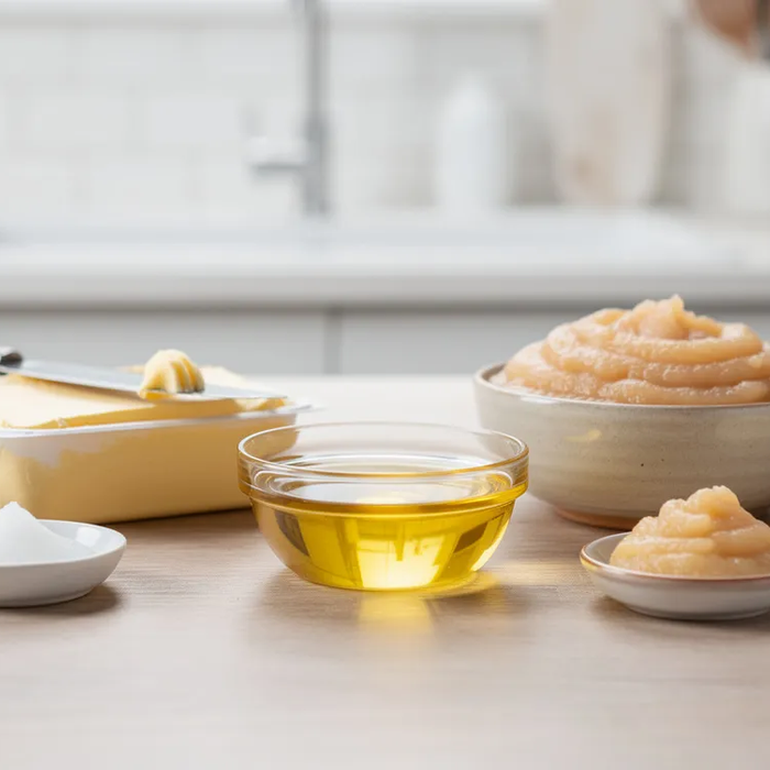 verschieden Ersatz für Butter Lebebsmittel