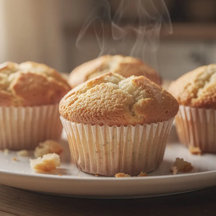 Muffins auf einem Auskühlgitter