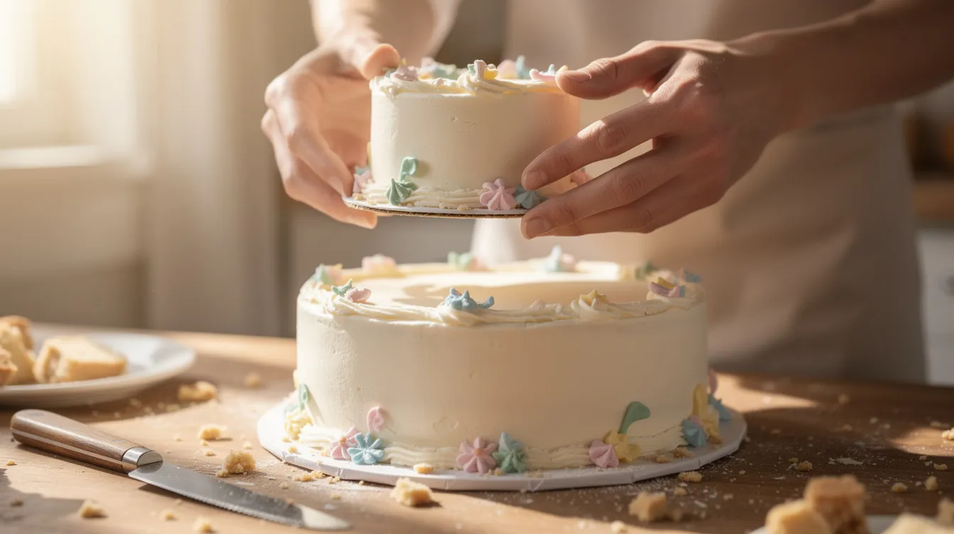 Torte stapeln ohne hilfmittel