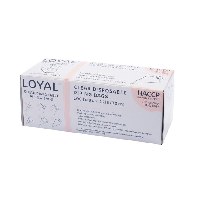 LOYAL einweg Spritzbeutel 30cm - 100 Stk.