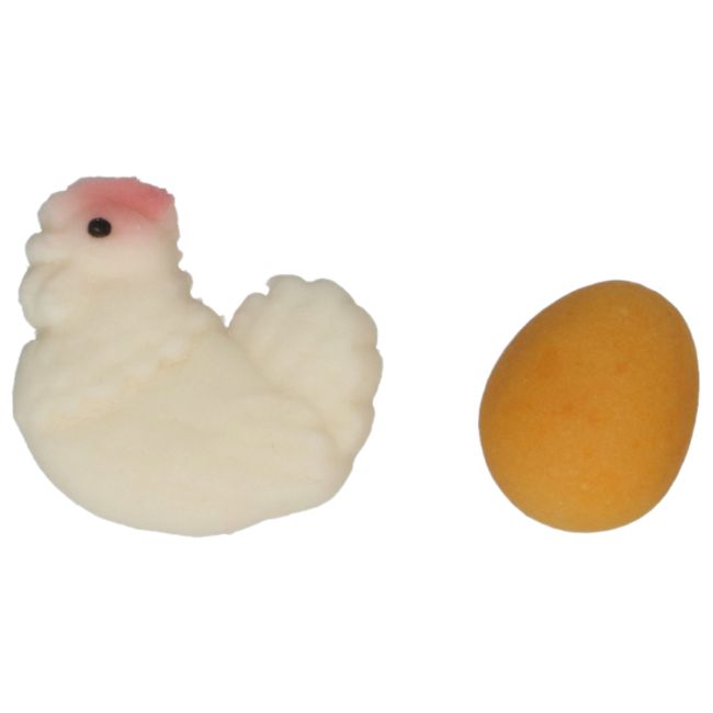 FunCakes Zuckerdekor Ostern Huhn & Ei - 12 Stk.
