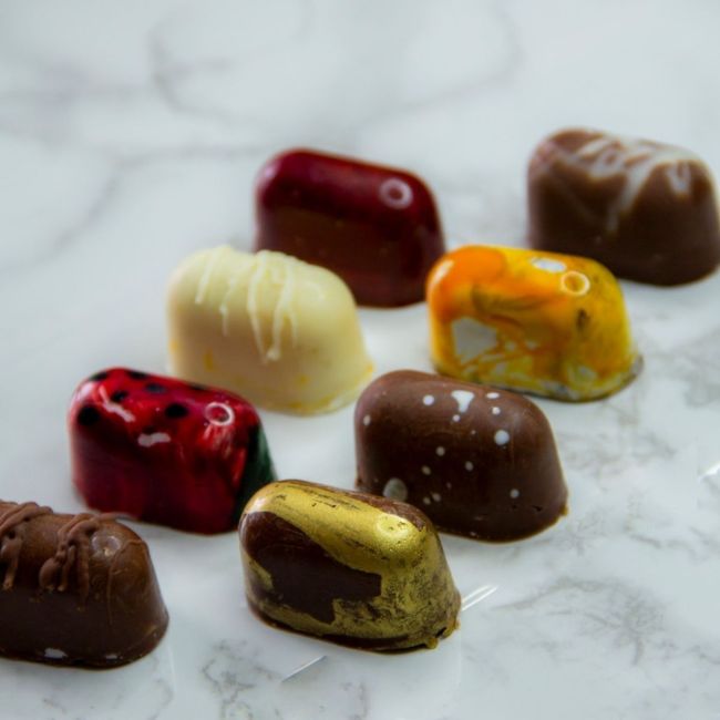 BWB Schokoladenform längliche Praline 3 tlg.