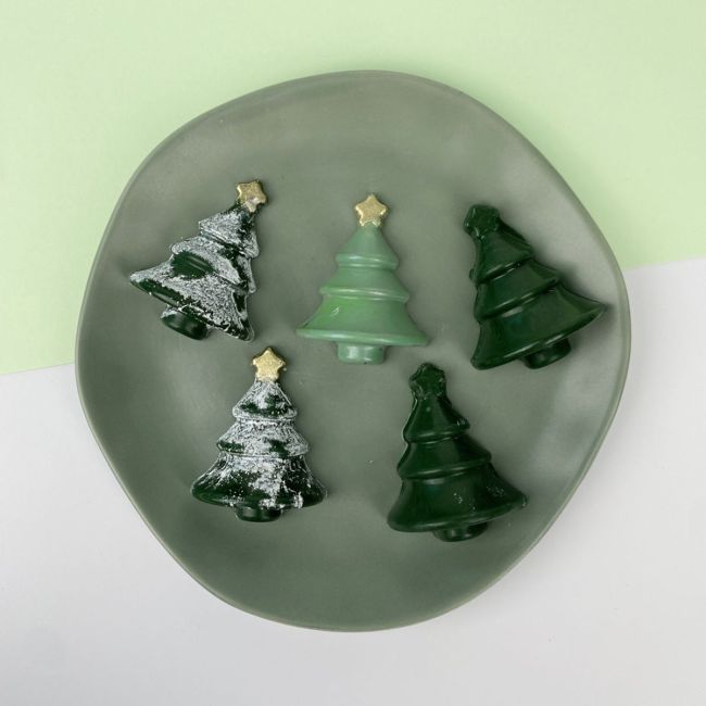 BWB Schokoladenform Weihnachtsbaum 3 tlg.