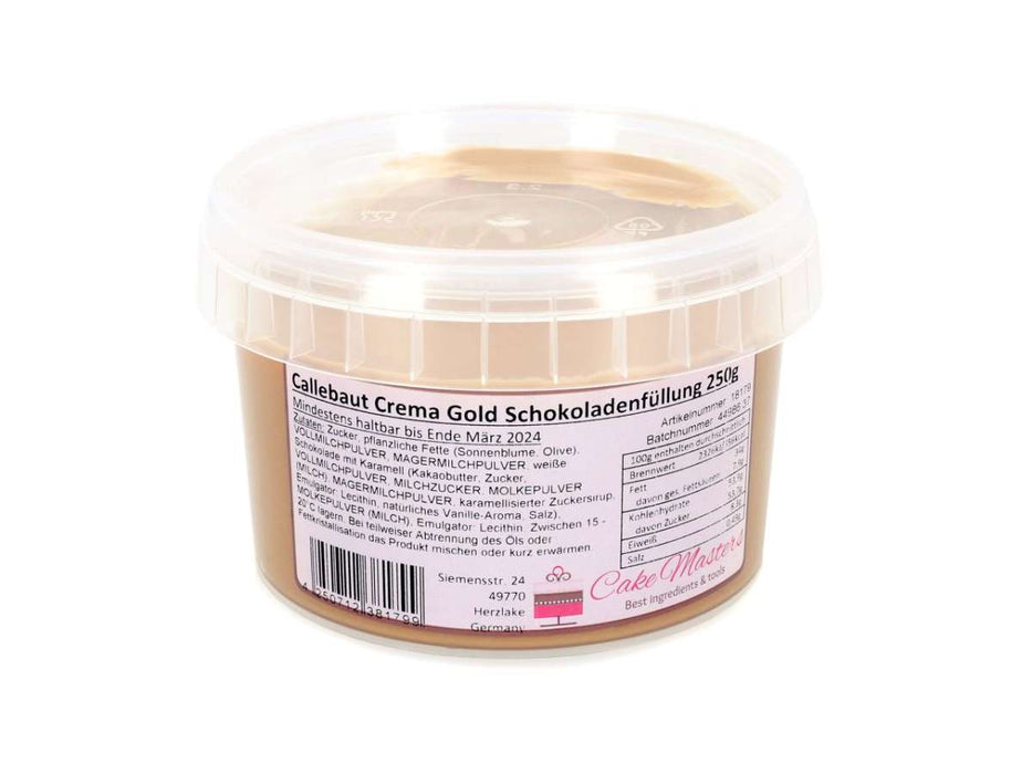 Callebaut Crema Gold Schokoladenfüllung 250g