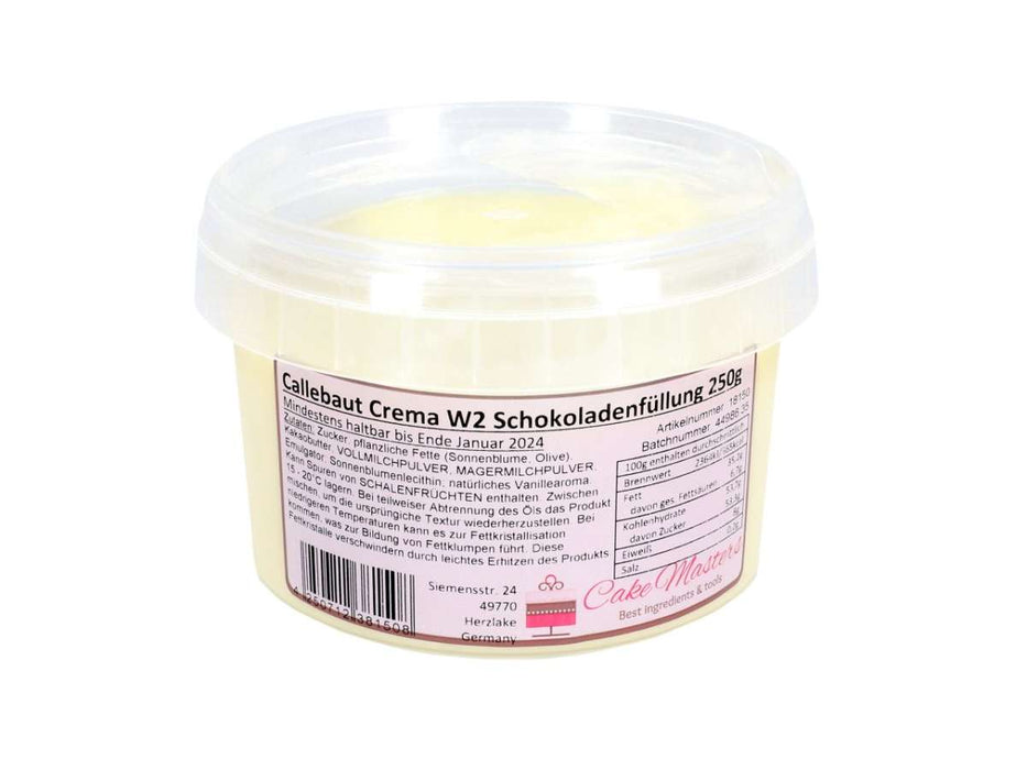 Callebaut Crema W2 Schokoladenfüllung 250g