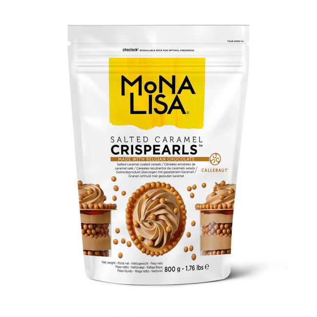 Callebaut Mona Lisa Crispearls Salted Caramel 800g