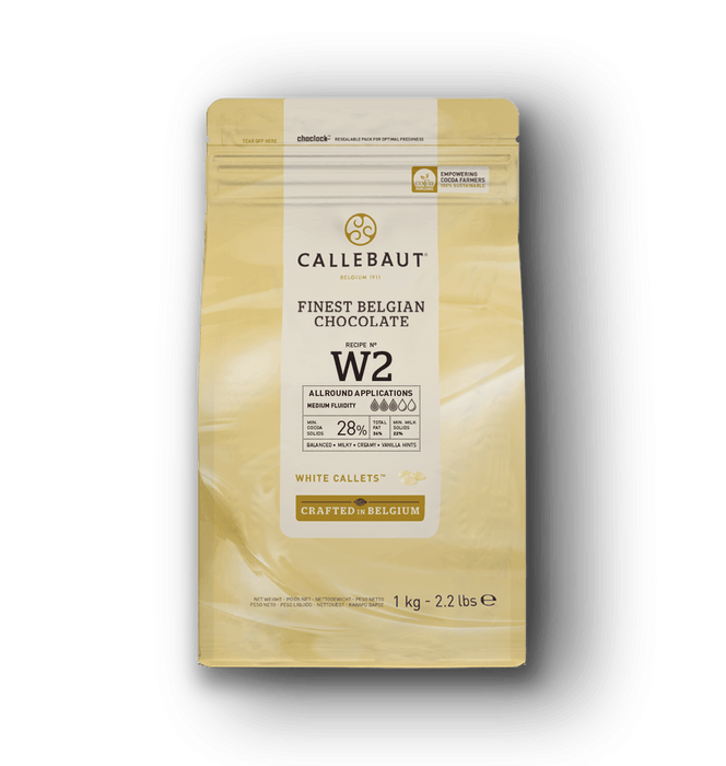 Callebaut W2 – Schokoladen Callets Weiß 1kg