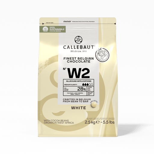 Callebaut Weisse Schokolade 2,5kg