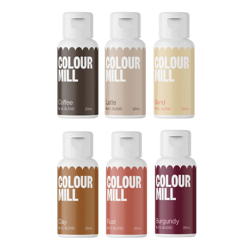 ColourMill 6er Set braun