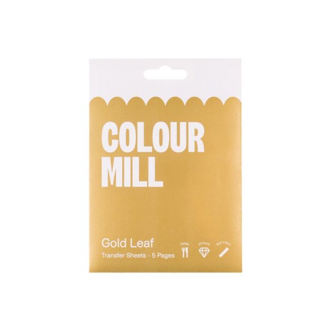 Colour Mill essbares Blattgold 23 KT - 5 Stk.