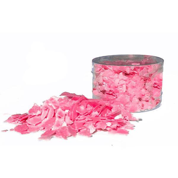 essbare Glitter Flakes pink