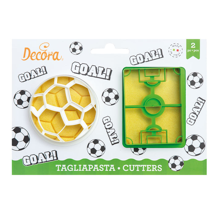 Decora Ausstecher Set Fußball 2 Stk.