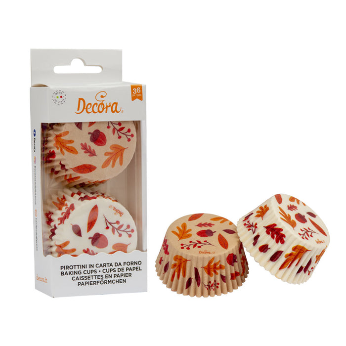 Decora Muffinförmchen Set Herbst 36 Stk.