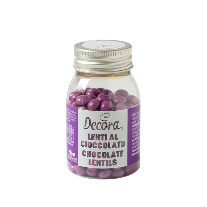 Decora Schokolinsen Violett 80g