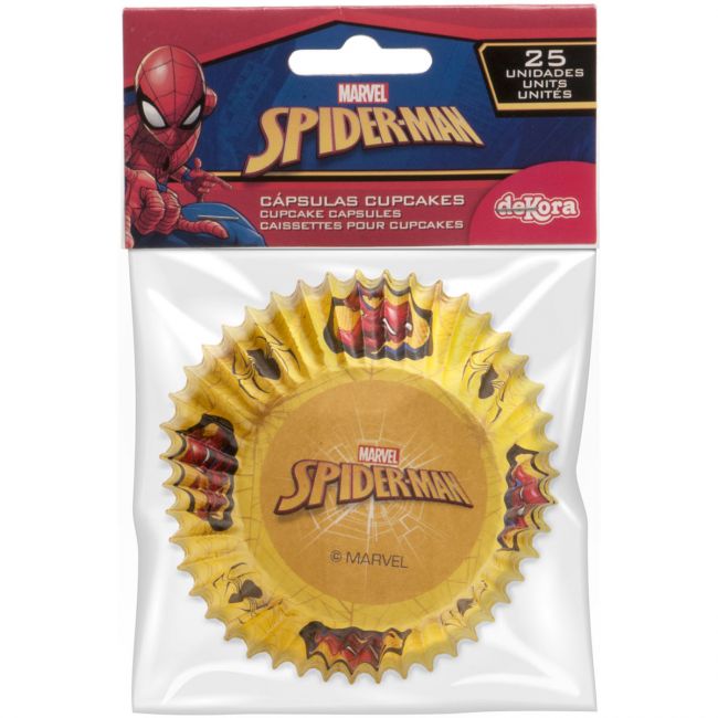 Spiderman Muffinförmchen Dekora