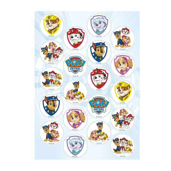 essbare Paw Patrol Cupcakeaufleger