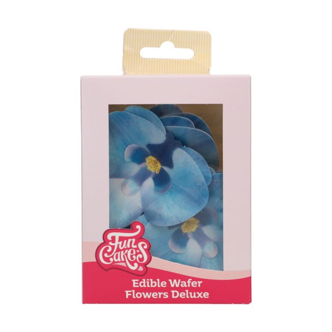 FunCakes Esspapier Blüten blaue Orchidee 10 Stk.