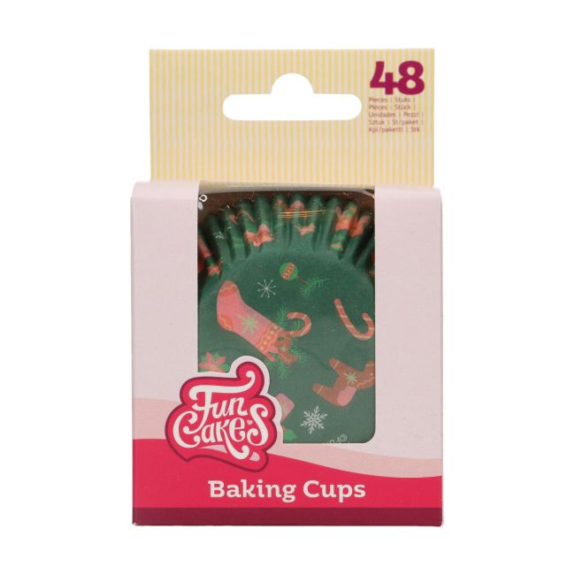 FunCakes Muffinförmchen Sweet Christmas 48 Stk.