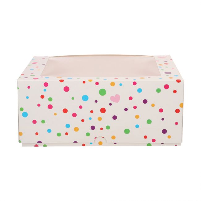 FunCakes 6 Cupcake Box 3 Stk. - Konfetti
