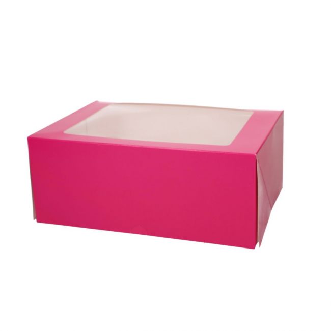 FunCakes 6 Cupcake Box 3 Stk. - Pink