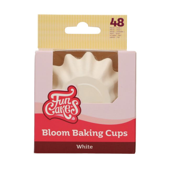 FunCakes Bloom Muffinförmchen Weiß 48 Stk.