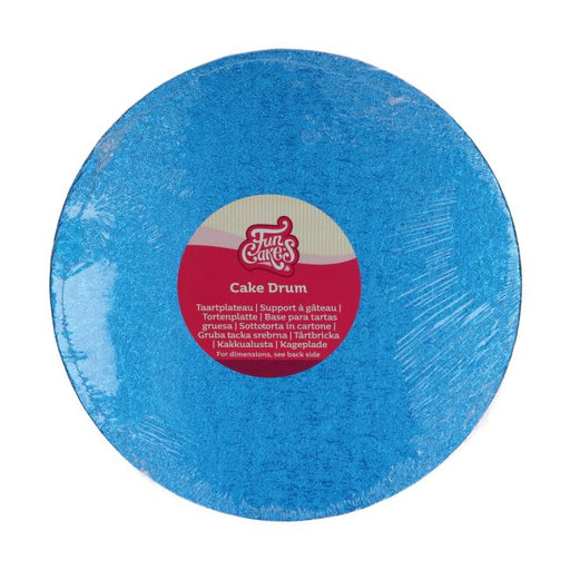 CakeDrum blau rund 25cm 