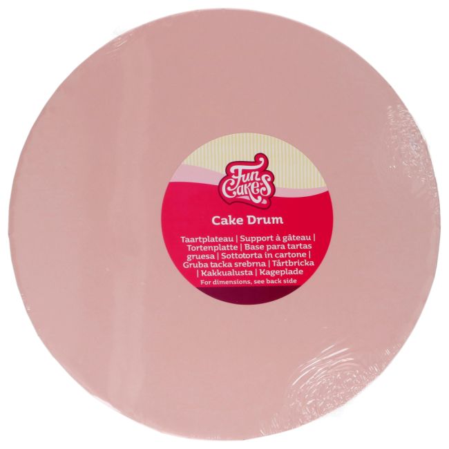 FunCakes Cake Drum Ø25cm Pastel Pink