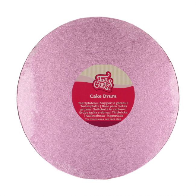 Pinkes CakeDrum 25cm rund