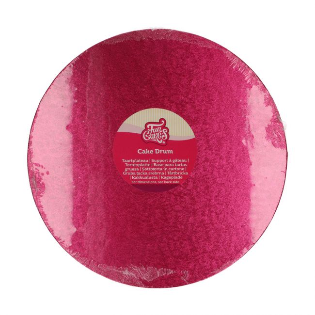 CakeDrum cerise rund 30cm