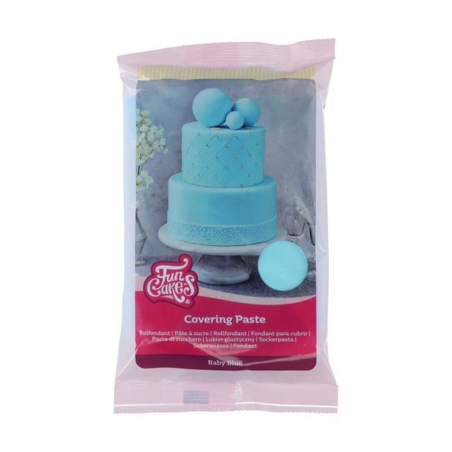 FunCakes Covering Paste Baby Blau 500g