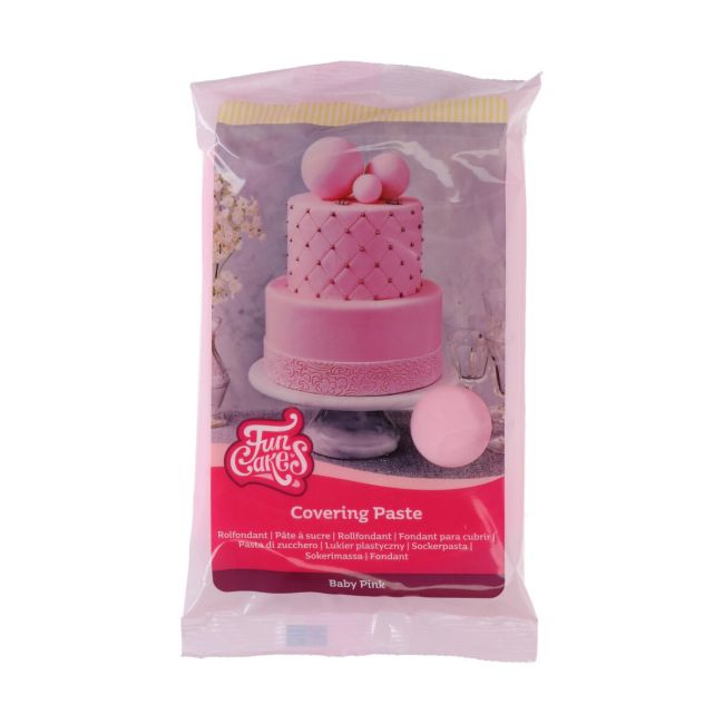 FunCakes Covering Paste Baby Rosa 500g