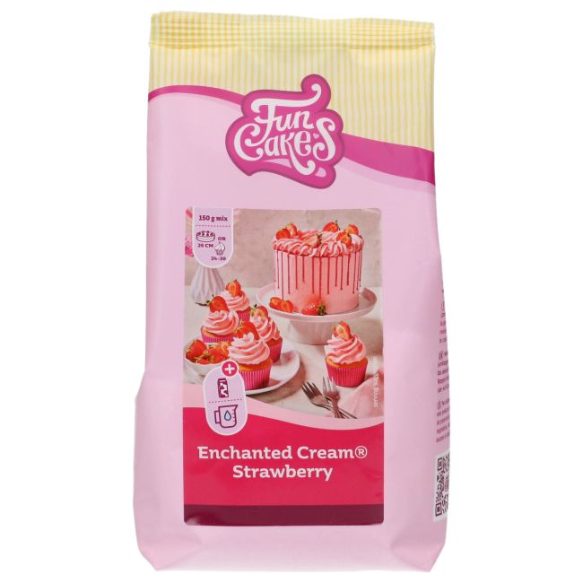 FunCakes Enchanted Cream Erdbeere 450g