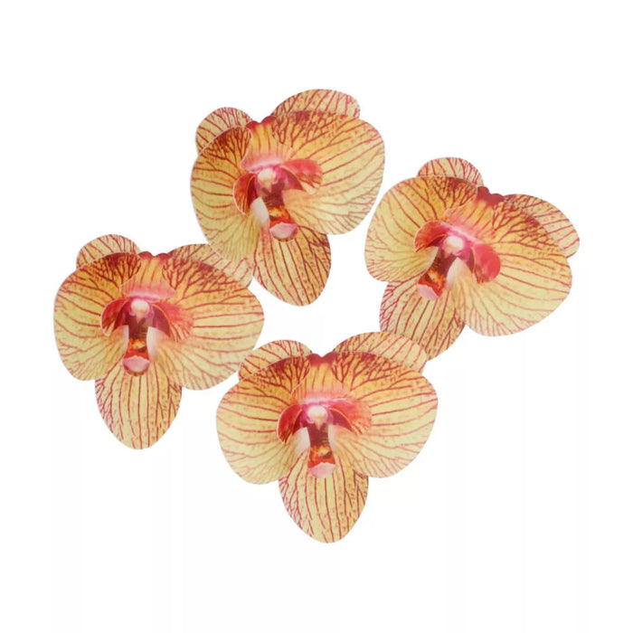 FunCakes Esspapier Blüten goldbraune Orchidee 10 Stk.
