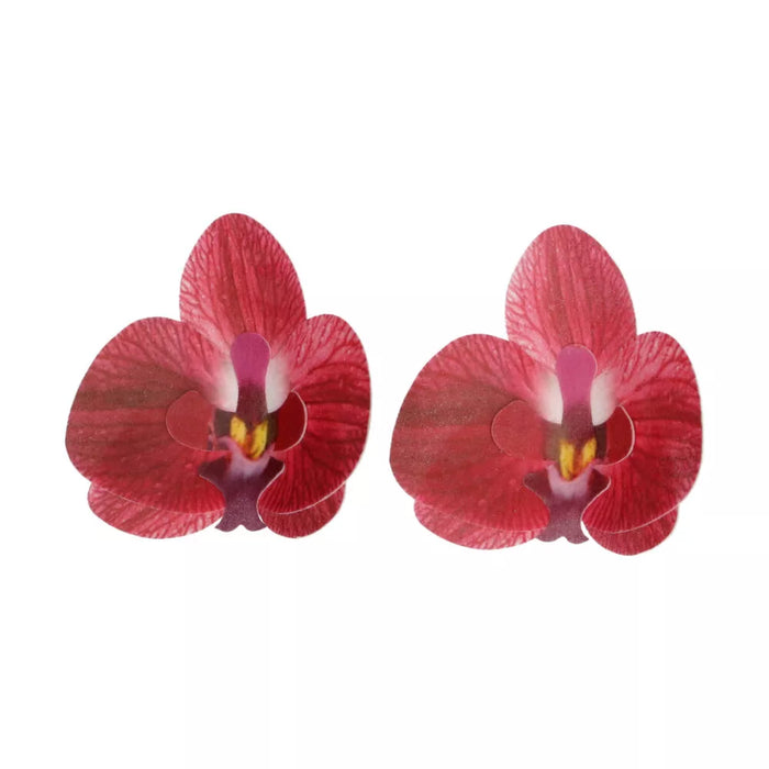 FunCakes Esspapier Blüten rote Orchidee 10 Stk.