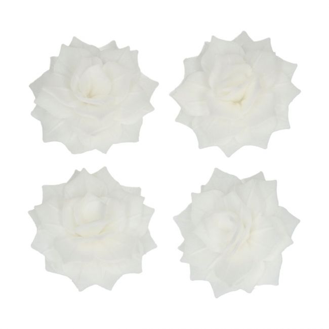 FunCakes Esspapier Rosen Rosalia Weiß 15 Stk.