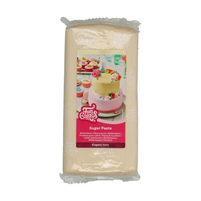 FunCakes Fondant Elegant Ivory 1kg