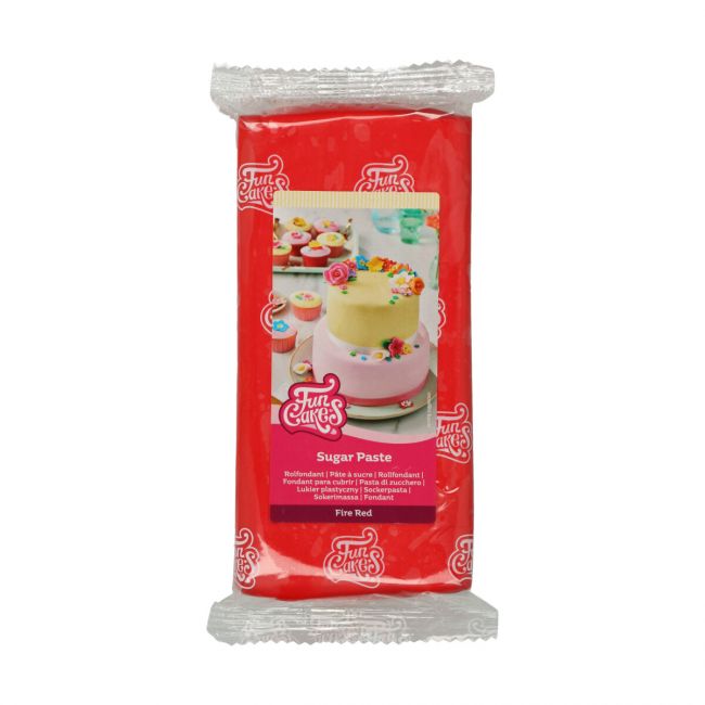 FunCakes Fondant Fire Red 1kg