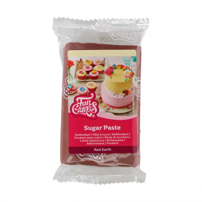 FunCakes Fondant Red Earth 250g