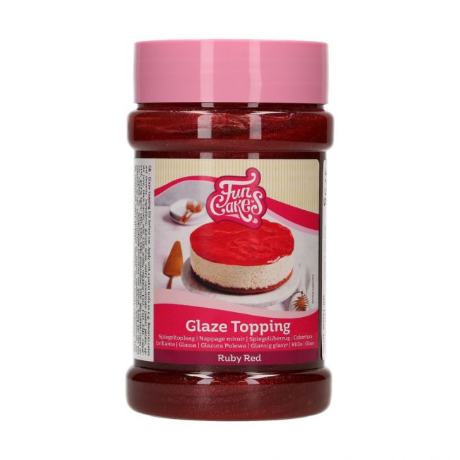 FunCakes Glasur Topping Ruby Red 375g