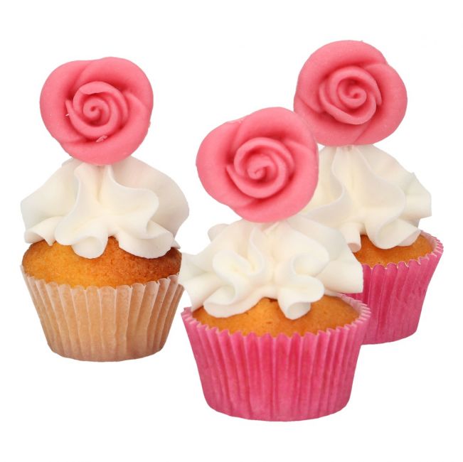 FunCakes Marzipan Rosen Rot 6 Stk.