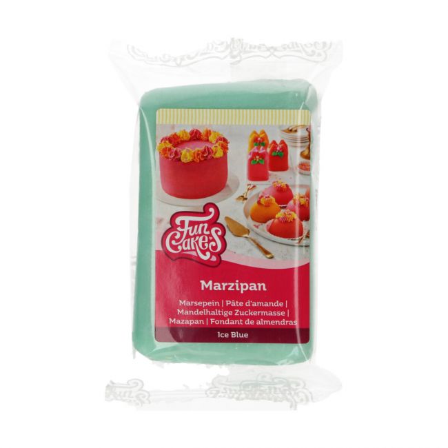 FunCakes Marzipan / Mandelhaltige Zuckermasse Eisblau 250g