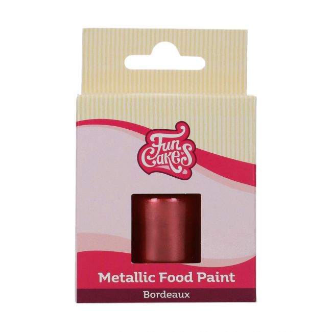 FunCakes Metallic Paint Bordeaux 30ml