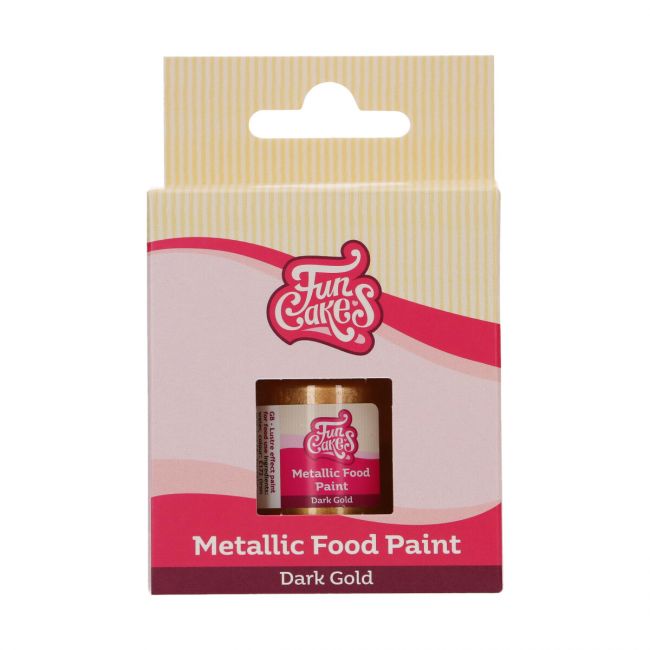 FunCakes Metallic Paint Dark Gold 30ml