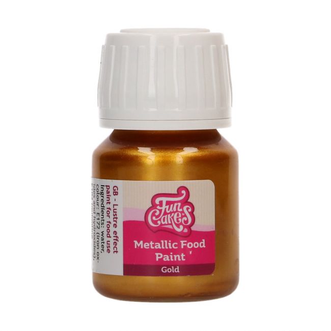 FunCakes Metallic Paint Gold 30ml