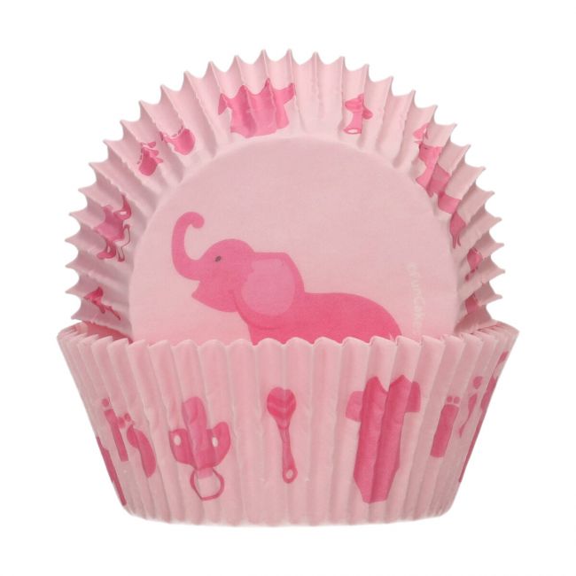 FunCakes Muffinförmchen Baby Rosa 48 Stk.