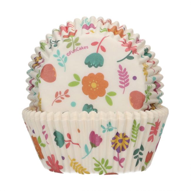 FunCakes Muffinförmchen Floral 48 Stk.