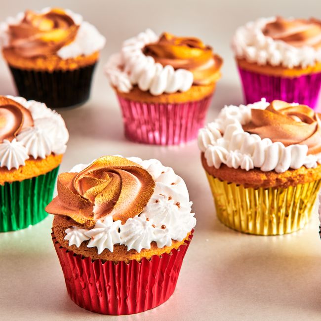 FunCakes Muffinförmchen Metallic Rose Gold - 48 Stk.