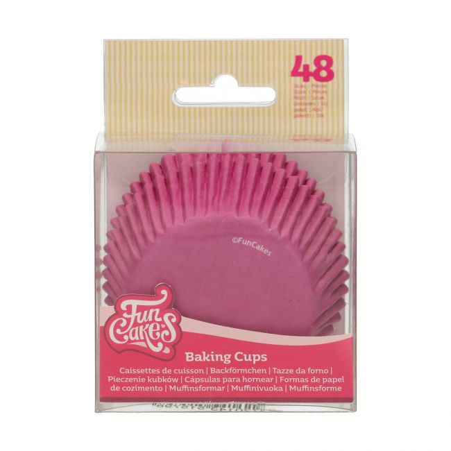 FunCakes Muffinfoermchen Pink in Verpackung 48Stk.