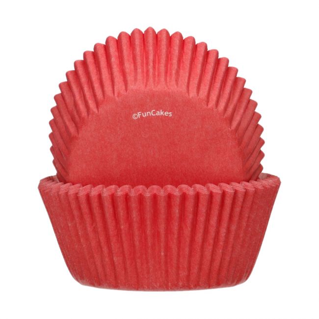 FunCakes Muffinförmchen Rot 48 Stk.